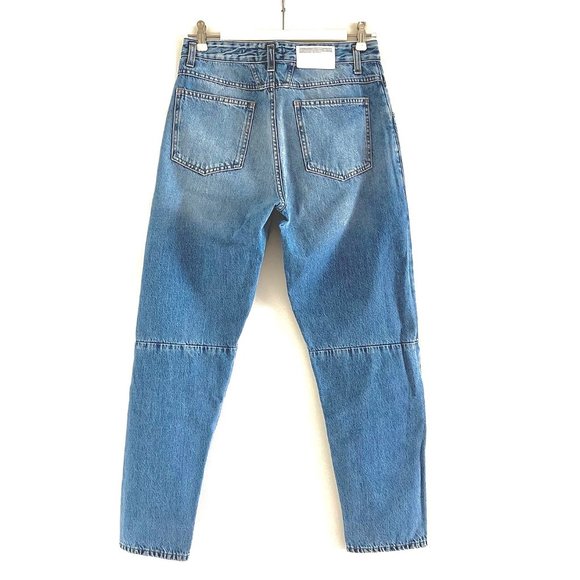 Closed X-Lent Barrel Leg Jeans in Mid Blue Size 26 - Picture 7 of 11